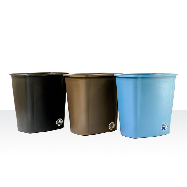 CESTO PAPELERO RECTANGULAR CARRASCO NEGRO | Productos de y portección industrial